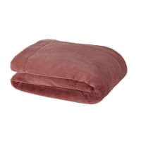 SOHO - Plaid rosa antico in pelliccia ecologica 180 cm x 150 cm