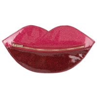 Pochette bocca rossa zippata Pochette bocca rossa zippata
