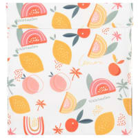CLEM - Lot de 2 - Pochette réfrigérante en aluminium motifs fruits multicolores