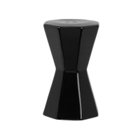 EROS - Poivrière Lisa Gachet x Maisons du Monde, en porcelaire noire H12 cm