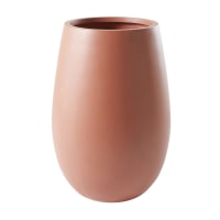 TERRANGO - Pot en fibre de verre terracotta H70
