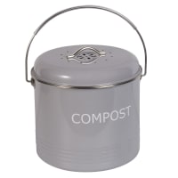 KITCHEN - Pot en métal gris