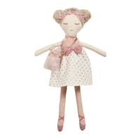 SUZIE - Poupée blanche, rose et vieux rose
