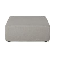 SNAKE - Pufe de sofá modular cinzento