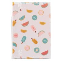 Quaderno per appunti in carta bianco stampa frutta Quaderno per appunti in carta bianco stampa frutta