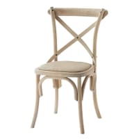 TRADITION - Rattan and Birch Bistro Chair