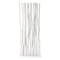 Raumteiler JUNGLE aus Teakholz, B 87 cm, weiß Raumteiler JUNGLE aus Teakholz, B 87 cm, weiß