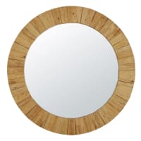 BURUNDI - Recycled teak mirror D162cm