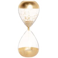 THAMES - Reloj de arena en cristal tintado color dorado