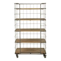 Rollregal im Industrial-Stil aus Metall, B 93 cm Troly Rollregal im Industrial-Stil aus Metall, B 93 cm Troly