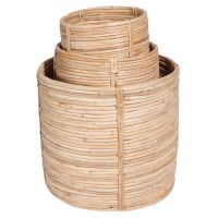 RONDINS 3 rattan planters RONDINS 3 rattan planters