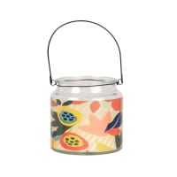 Scented candle in multicoloured glass 280g