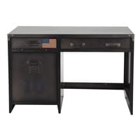 Schreibtisch im Industrial-Stil aus Metall, B115 Schreibtisch im Industrial-Stil aus Metall, B115