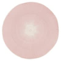 Set de table rond en papier rose Set de table rond en papier rose