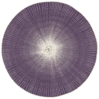 Lot de 2 - Set de table rond violet