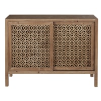 KASBITA - Sideboard with 2 doors in a cut-out design