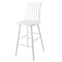 Silla de bar vintage de hevea blanca Silla de bar vintage de hevea blanca
