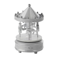 THÉOPHILE - Silver Carousel Music Box