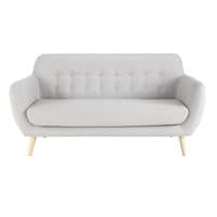 Skandinavischer-Sofa 2/3-Sitzer, grau Skandinavischer-Sofa 2/3-Sitzer, grau