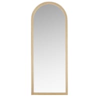 ARIA - Spiegel aus Bambus, beige, 65x165cm