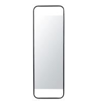 ASHTON - Spiegel aus schwarzem Metall, 57x170cm