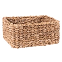 Square plant fibre basket 22x22cm