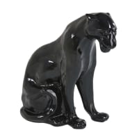 SUMATRA - Statua pantera nera brillante, 70 cm