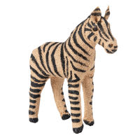 Statuetta zebra in cotone e acciaio, 16 cm Statuetta zebra in cotone e acciaio, 16 cm