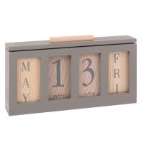 Statuette calendrier gris H13 Statuette calendrier gris H13