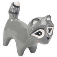 Statuette raton laveur gris H6 Statuette raton laveur gris H6