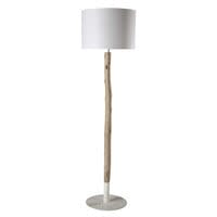 Stehlampe ARCHIPEL aus Holz und weißer Baumwolle, H184 Stehlampe ARCHIPEL aus Holz und weißer Baumwolle, H184