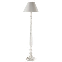 Stehlampe EMMELINE aus Holz, weiß Stehlampe EMMELINE aus Holz, weiß