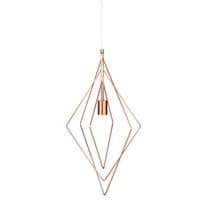 Suspension en métal cuivré H.64cm SMILE Suspension en métal cuivré H.64cm SMILE