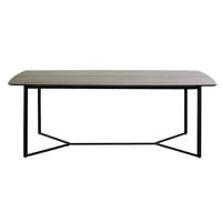 Table à manger 6/8 personnes noire L210 Table à manger 6/8 personnes noire L210