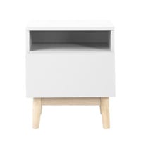 Table de chevet vintage blanche Table de chevet vintage blanche