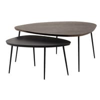 Tables gigognes en manguier Tables gigognes en manguier