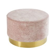 Tabouret en velours rose Tabouret en velours rose