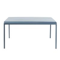 Tavolo da giardino in metallo blu-grigio 4/6 persone, 140 cm Tavolo da giardino in metallo blu-grigio 4/6 persone, 140 cm