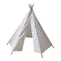 GRAPHIKIDS - Tenda indiana per bambini con motivi a triangoli e stelle