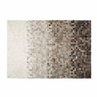 Teppich aus Vacheleder und Wolle 140x200 SQUARU Teppich aus Vacheleder und Wolle 140x200 SQUARU
