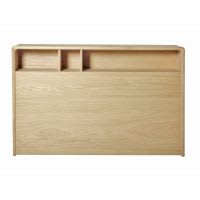 Testata da letto 160 cm in legno massello di quercia con portatutto Testata da letto 160 cm in legno massello di quercia con portatutto