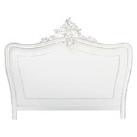 Testata da letto 180 in pino bianco effetto anticato Testata da letto 180 in pino bianco effetto anticato