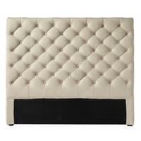 Tête de lit capitonnée en lin L 140 cm Tête de lit capitonnée en lin L 140 cm