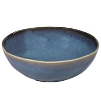 TOKYO - Set aus 6 - Tiefer Teller aus Keramik blau