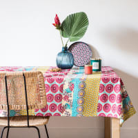 SANTAREM - Tischdecke aus Baumwolle mit grafischem Muster 150x250