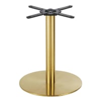 ELEMENT BUSINESS - Tischfuß für gewerblich nutzbaren Tisch, messingfarbenes Metall, H60cm