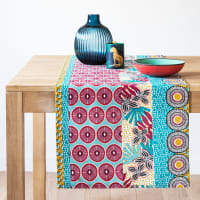 SANTAREM - Tischläufer aus Baumwolle mit grafischem Muster 45x150