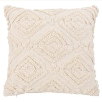 MAICO - Tufted cotton cushion cover 40x40cm