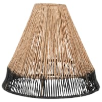VOLCAM - Tweekleurige juten lampenkap voor hanglamp
