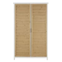 ESTEREL - Two-tone wardrobe with 2 doors